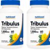 Frascos de Nutricost Tribulus Terrestris 120 cápsulas