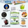Version 1.0.0 Frascos de Power By Naturals Keto Detox 60 cápsulas