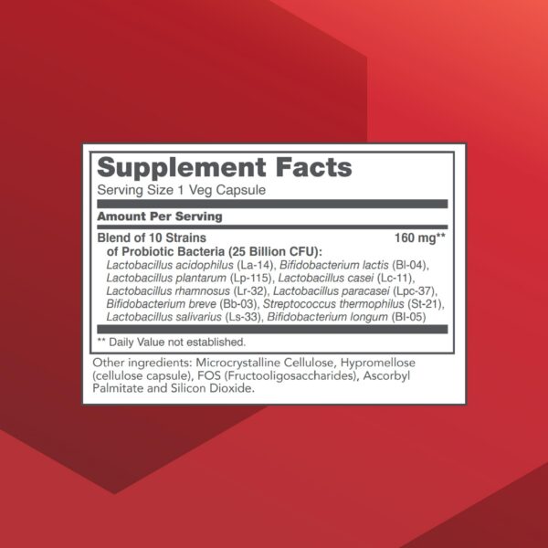 Frascos Proto Dophilus suplementos probióticos libres de alergias