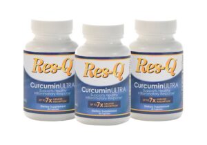 Frascos Res-Q CurcuminULTRA suplemento de curcumina natural