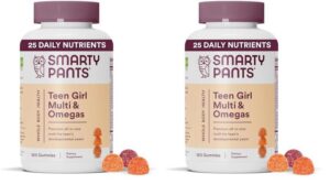 Version 1.0.0 Frascos SmartyPants multivitamínico adolescentes mujeres 120 gomitas