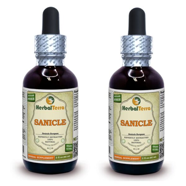 Frascos de tintura Sanicle HerbalTerra en 2x60 ml