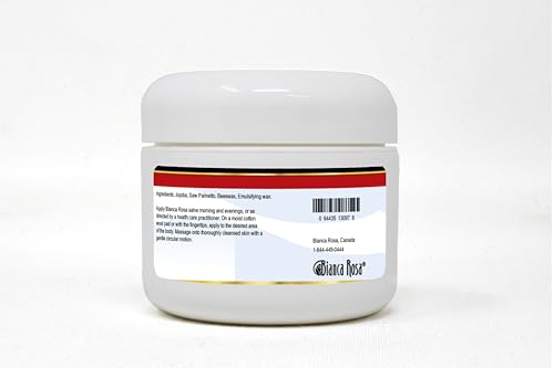 Vista superior ungüento Saw Palmetto Bianca Rosa 2 oz