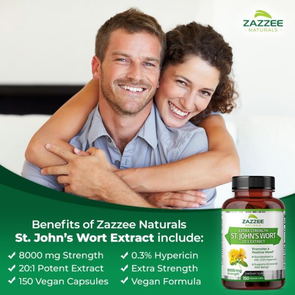 Frascos Zazzee Herbal Mood Support ingredientes naturales