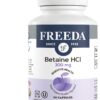 Version 1.0.0 Frasco Freeda Betaína HCl en cápsulas