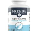 Frasco Freeda calcio magnesio vegano 100 cápsulas