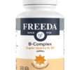 Frente de frasco Freeda Complejo B 250 cápsulas