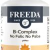 Freeda Complejo B sin ácido fólico suplemento 250 cápsulas