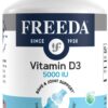 Frasco Freeda D3 5000 UI – etiqueta frontal