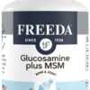 Frasco FREEDA Glucosamine MSM – etiqueta frontal