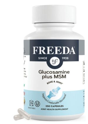 Version 1.0.0 Frasco FREEDA Glucosamine MSM 250 cápsulas