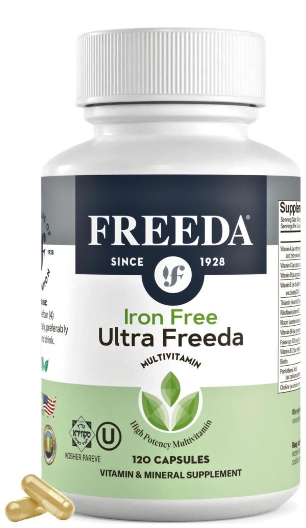 Version 1.0.0 Freeda multivitaminico botella frontal 120 capsulas