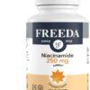 Freeda Niacinamida vitamina B3 250 mg paquete de 500 cápsulas