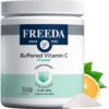 Freeda polvo vitamina C etiqueta frontal