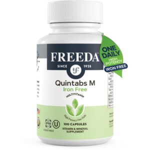 Frasco frontal FREEDA Quintabs-M sin hierro