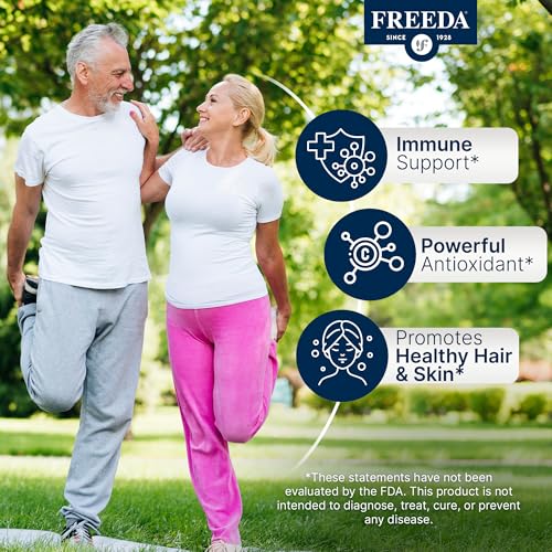 Version 1.0.0 FREEDA suplemento antioxidante vitamina c polvo kosher vegano