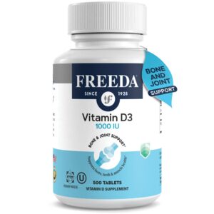 Freeda Vitamin D3 1000UI frasco
