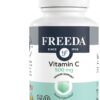 Freeda vitamina c vegana 500mg apoyo inmunológico botella frontal