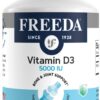 Version 1.0.0 FREEDA Vitamina D3 5000 UI botella