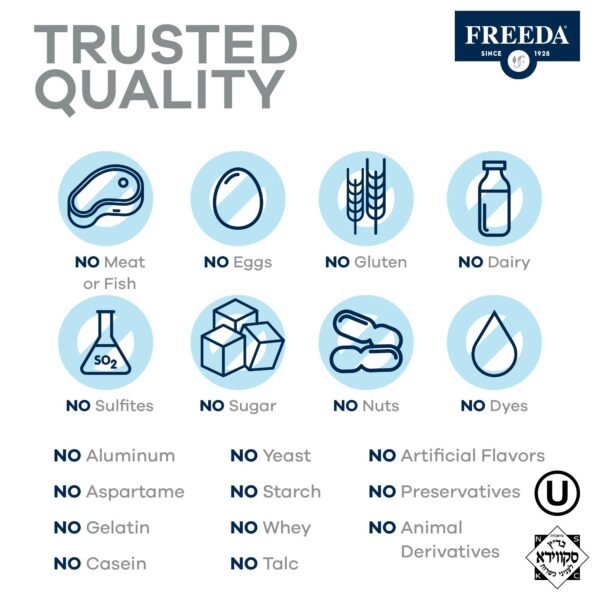 Version 1.0.0 Envase lateral Freedavite multivitamínico 250 cápsulas