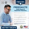 Etiqueta Freedavite multivitamínico ingredientes y detalles