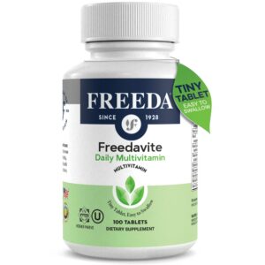 Version 1.0.0 Freedavite multivitamínico moderado 100 tabletas envase