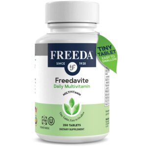 Frontis Freedavite tabletas multivitamínicas pequeñas 250 cápsulas
