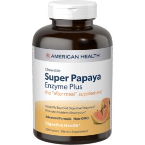 Frente de American Health Papaya Enzyme