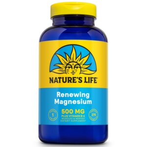 Frente de la botella Nature’s Truth Magnesium 400 mg