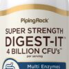 Frente de la botella Piping Rock Digestive Enzymes