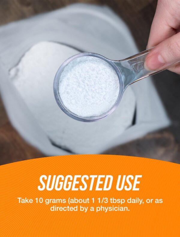 Etiqueta del envase BulkSupplements L-Glutamine 500 g