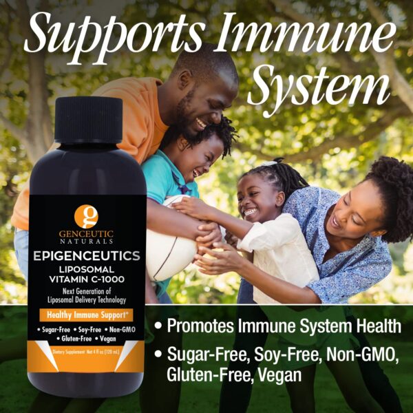 Frente caja suplemento vitamina c liposomal Epigenceutics