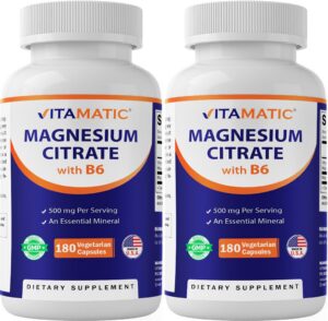 Frente de la caja Vitamin Magnesio Citrato