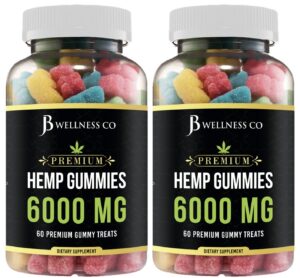 Frente del empaque de Hemp Gummies