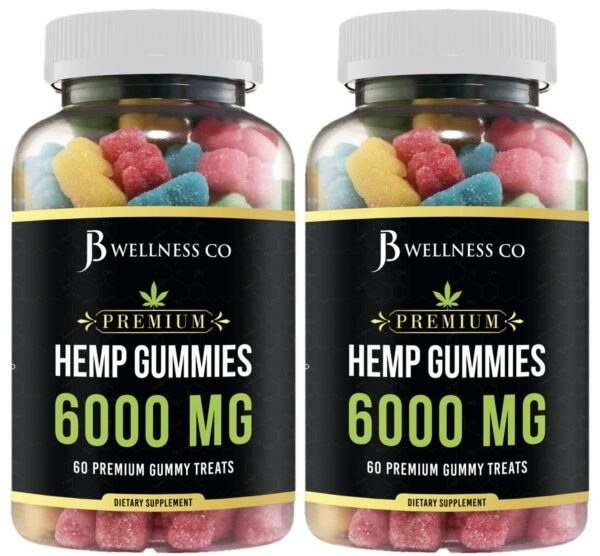 Frente del empaque de Hemp Gummies