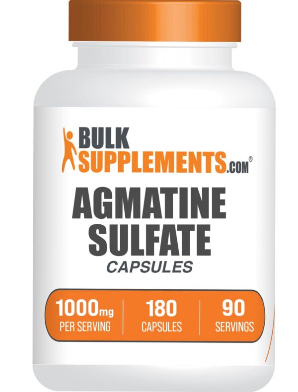 Frente de BulkSupplements Agmatine Sulfate cápsulas