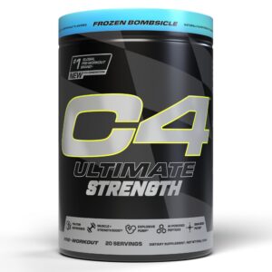 Version 1.0.0 Frente del envase Cellucor C4 Ultimate Strength
