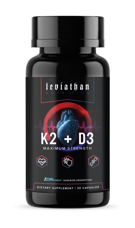 Frente del envase Leviathan Nutrition Vitamina K2D3