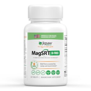 Frente del envase MagSRT de Jigsaw Health