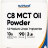 Version 1.0.0 Frente del envase Nutricost Polvo MCT C8