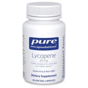 Version 1.0.0 Frente de envase Pure Encapsulations Lycopene 20 mg