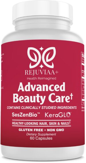 Frente del envase Rejuviaa+ Belleza Avanzada