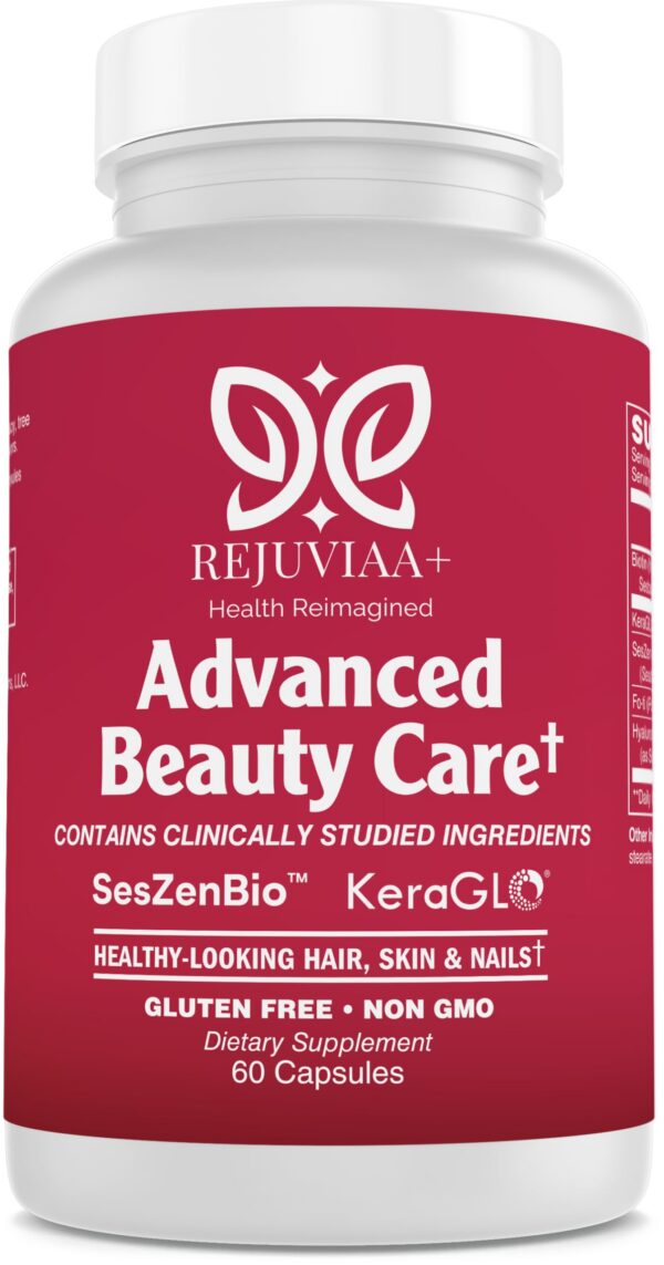 Frente del envase Rejuviaa+ Belleza Avanzada