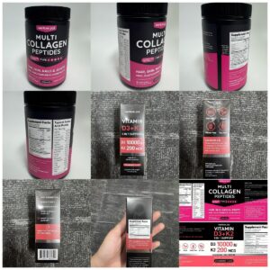 Frente de envase Venture Pal colágeno