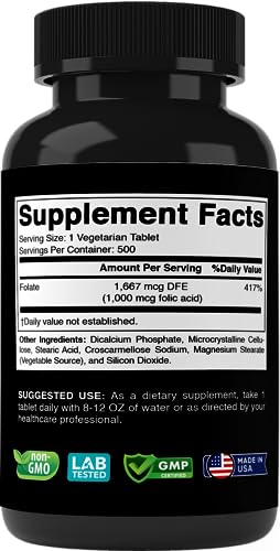 Frente envase vitamina b9 ácido fólico vitabod