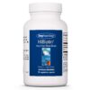 Frente de la etiqueta HiBiotin Allergy Research Group