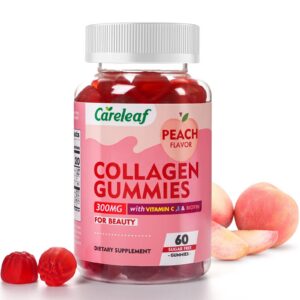 Version 1.0.0 Frente del frasco careleaf Collagen Gummies