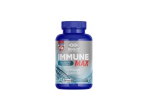 Frente del frasco Immune Max de QUALITY ONE