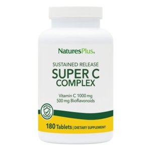 Frasco frontal de NaturesPlus Super C Complex