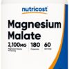 Version 1.0.0 Frente de frasco Nutricost Magnesium Malate 2100 mg